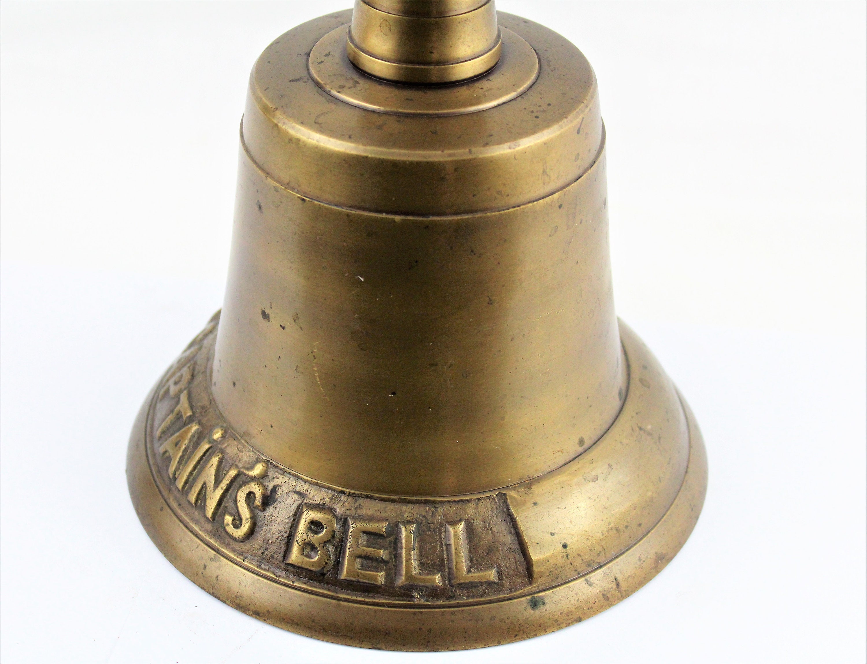 Vintage Brass Bell, Nautical Decor, Captains Bell, Beach House Decor