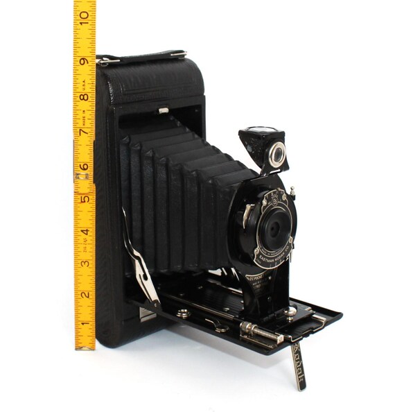 Antique 1920s Kodak Camera, No. 2C Pocket Folding Camera With