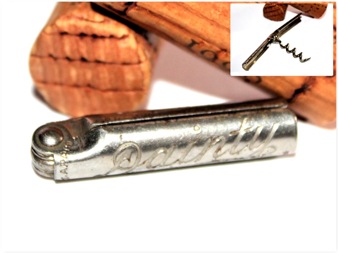 Antique Dainty Folding Corkscrew Miniature Corkscrew Etsy
