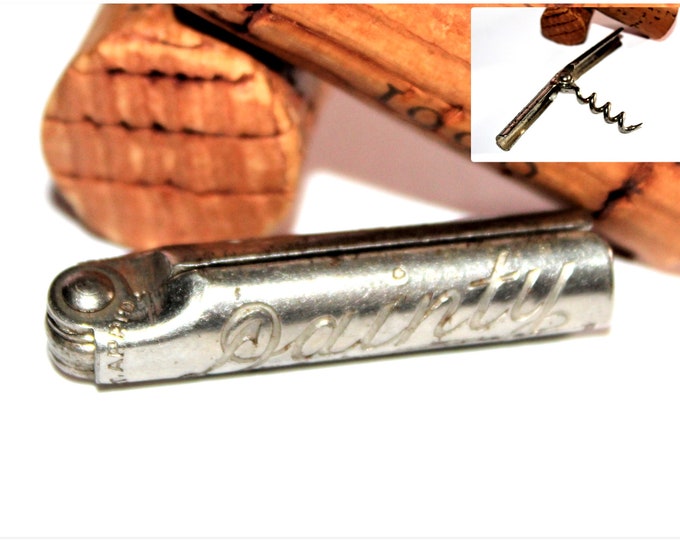Antique Dainty Folding Corkscrew, Miniature Corkscrew
