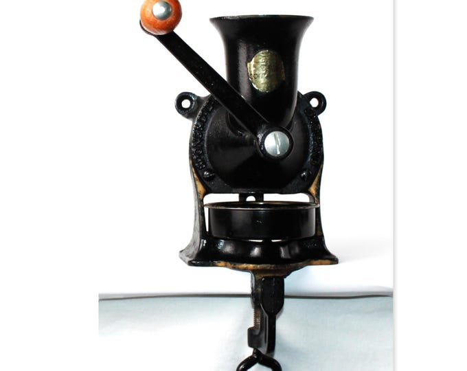 Vintage Spong Hand Crank Coffee Mill, Coffee Grinder