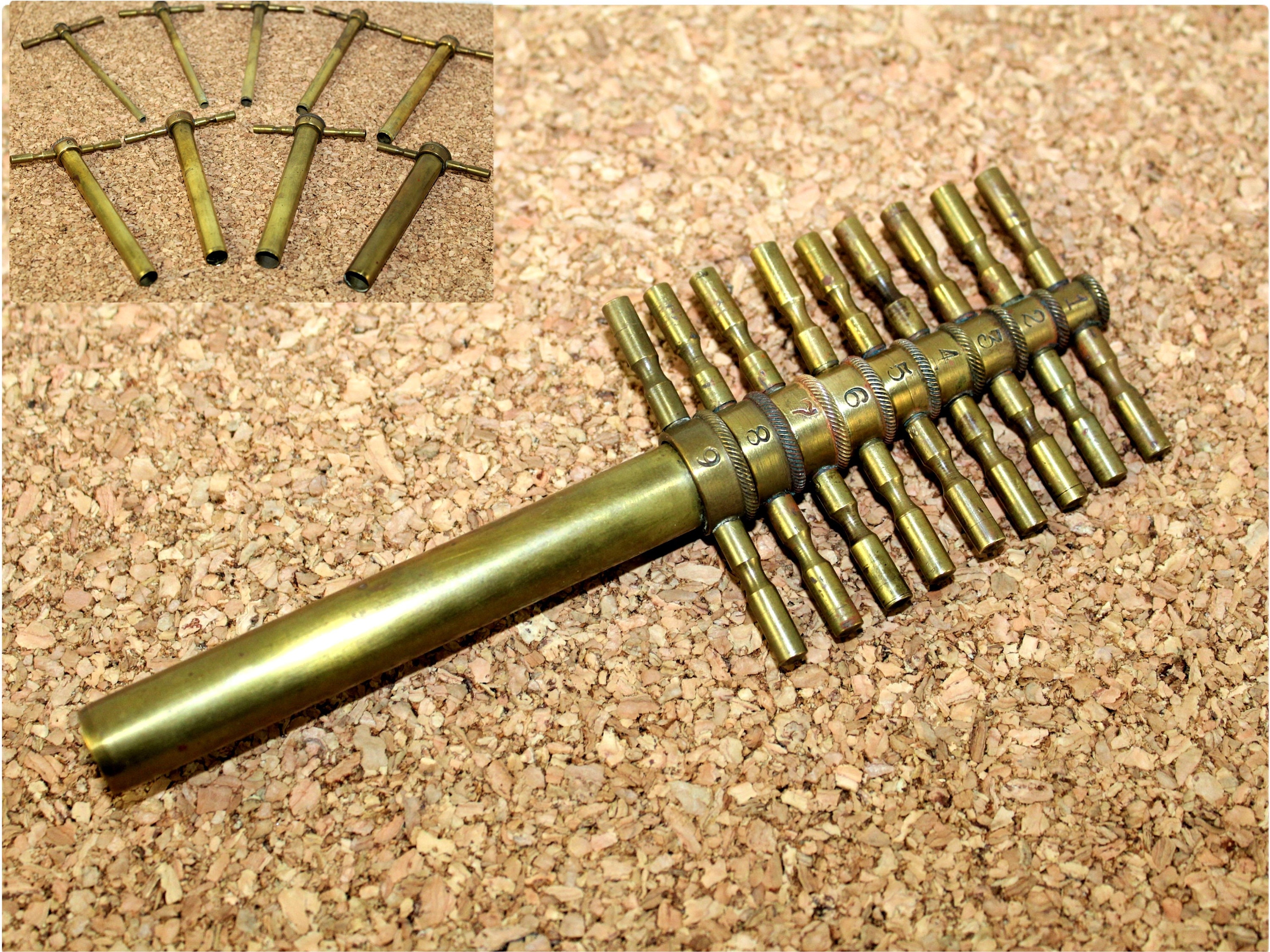 Antique Apothecary Cork Borer Set, Apothecary Tool