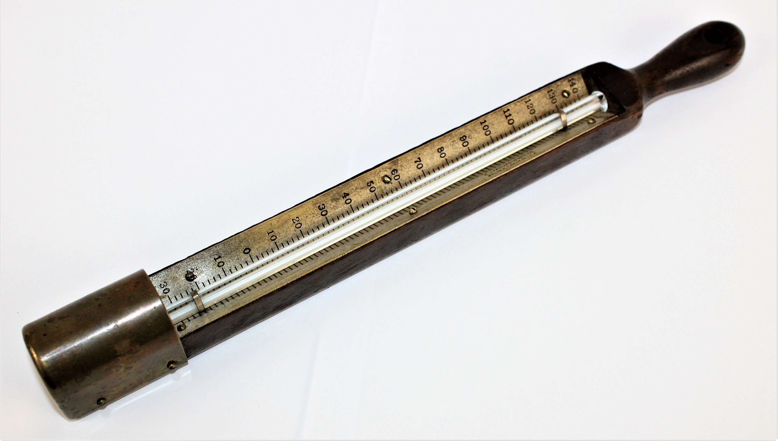 Antique Thermometer, C. J. Tagliabue Thermometer, Mercury Thermometer