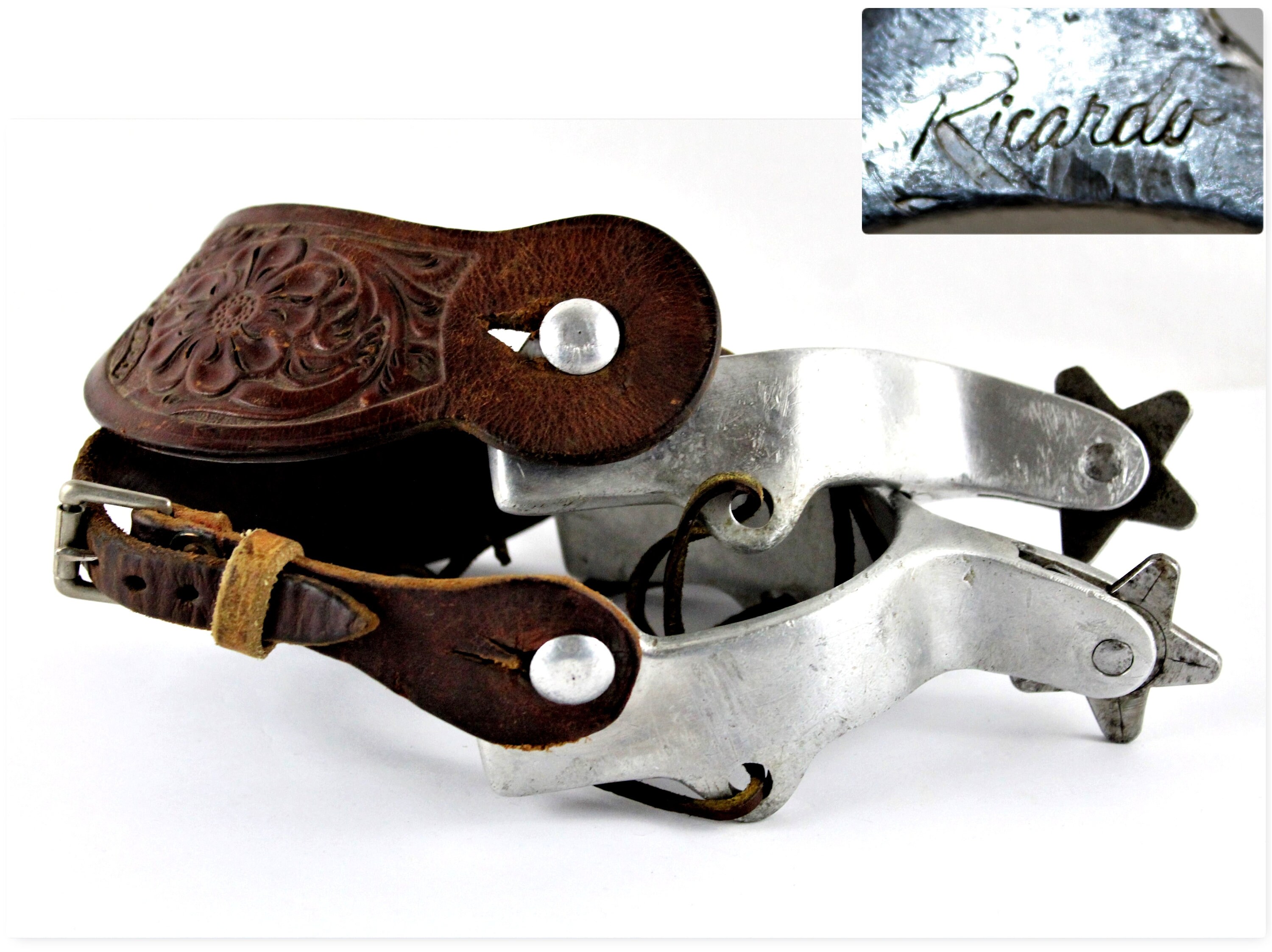 Vintage Pair of Ricardo Western Spurs
