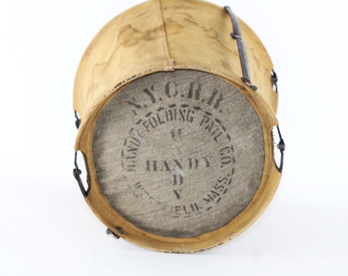 New York City Railroad Folding Water Pail