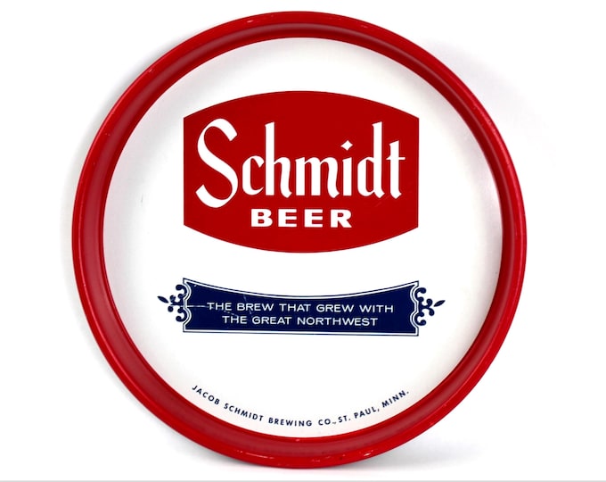 Schmidt Beer Serving Tray, Beer Tray