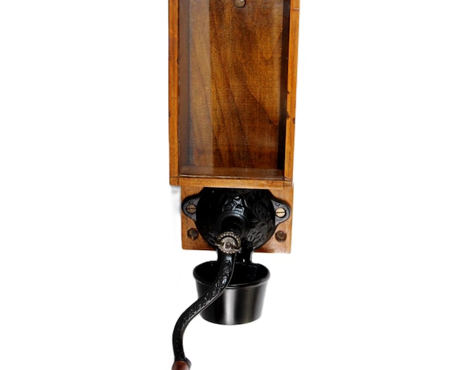 Antique Arcade X-Ray Coffee Grinder - 1890s Coffee Mill