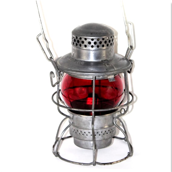 1940s Adlake Kero Railroad Lantern: GM&O Red Globe Memorabilia - Etsy