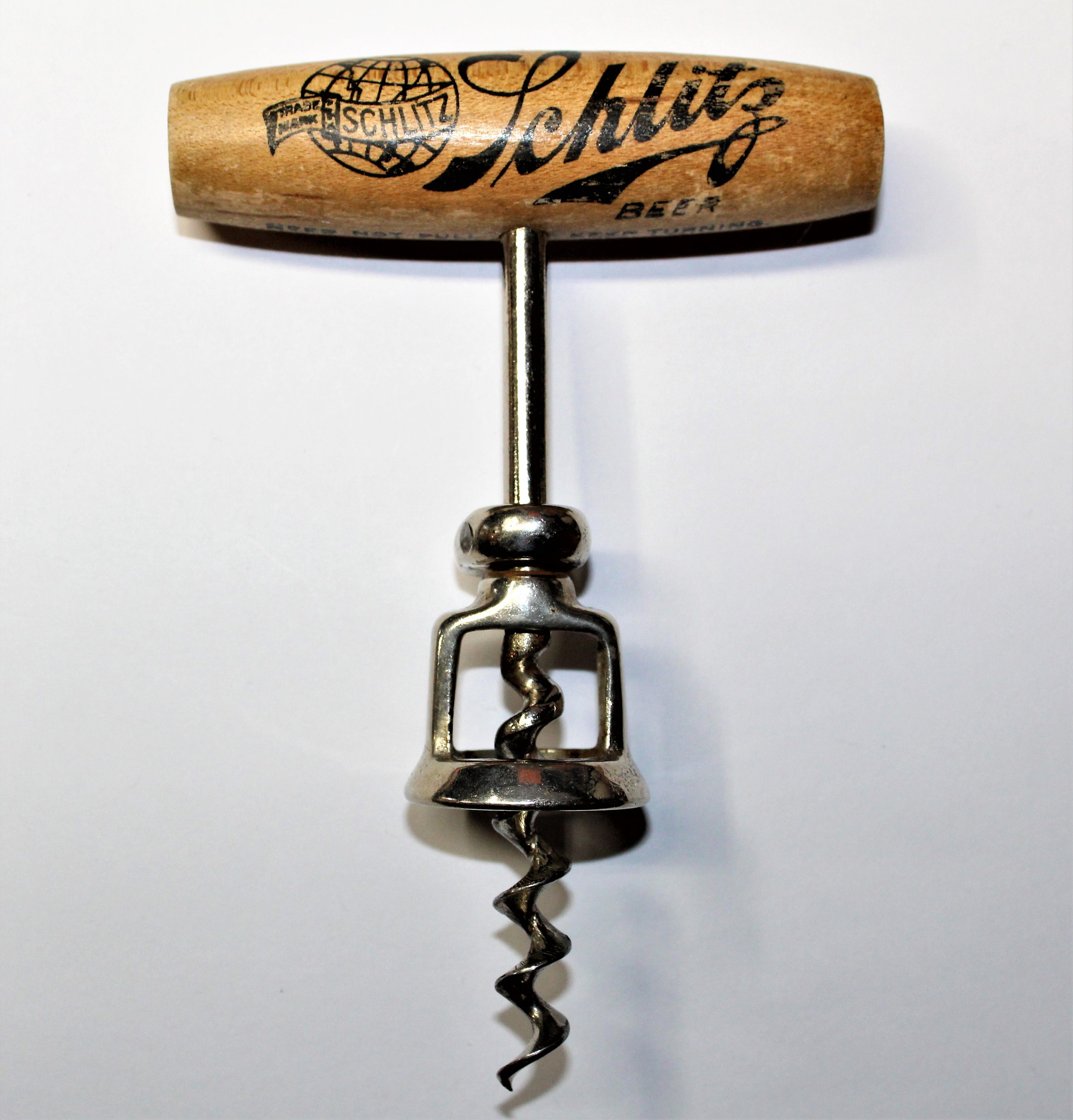 Antique Corkscrew / 1880 Schlitz Beer Corkscrew / Schlitz Brewing Co. Milwaukee USA / Antique