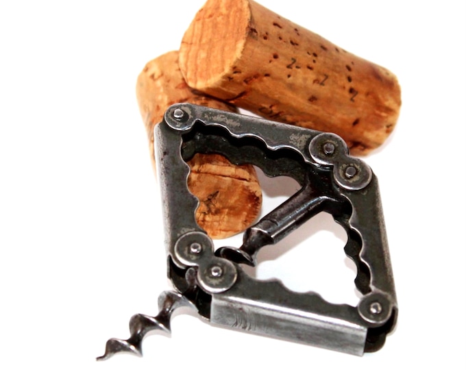 Antique 1890s Hollweg Style Corkscrew, Collapsible Corkscrew
