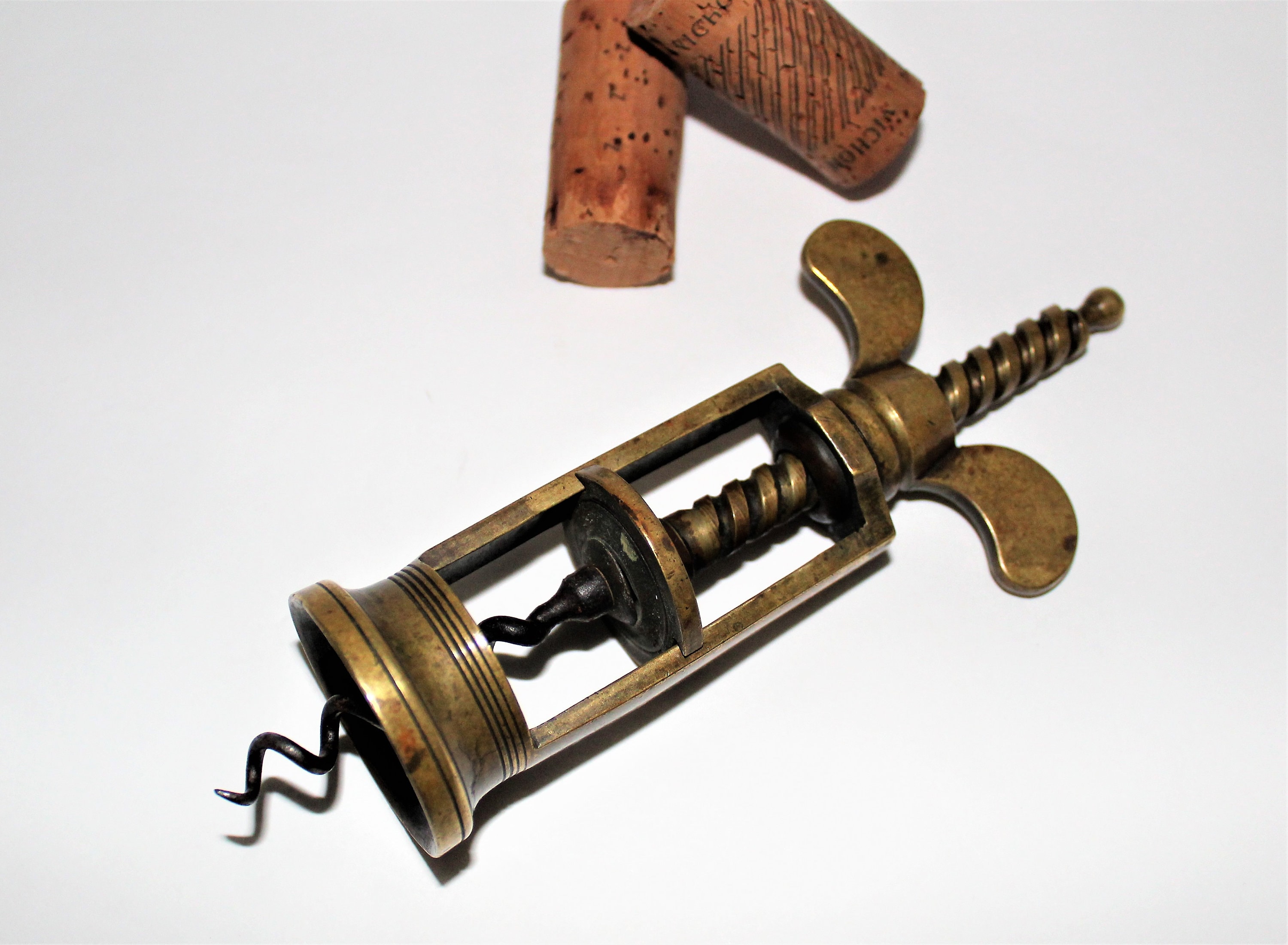 Antique Corkscrew, English Farrow & Jackson Style Corkscrew, Wine