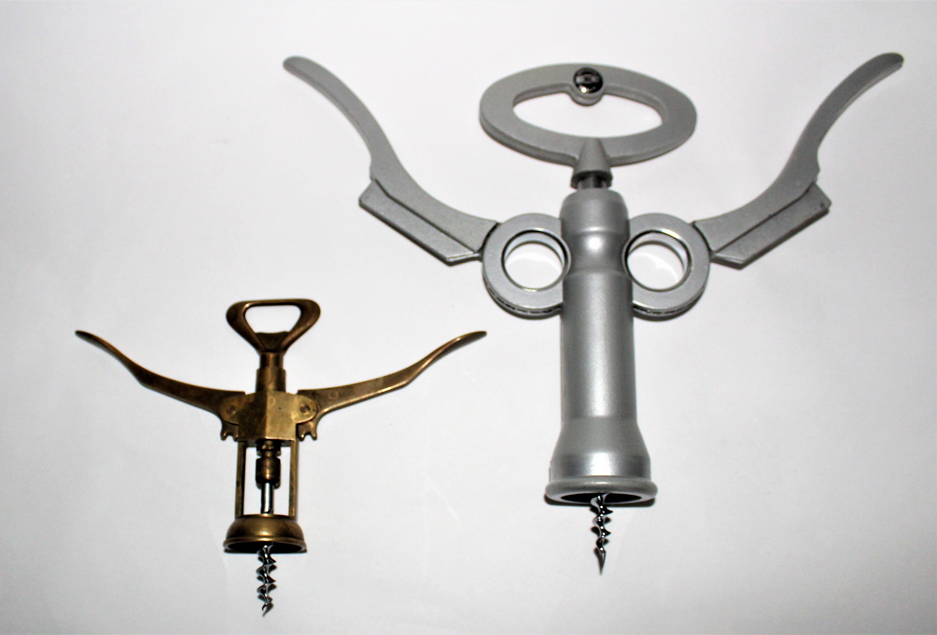 Vintage Corkscrew, Large Italian Brevetti Mestre Corkscrew, Magnum Bottle Corkscrew, Wine Opener