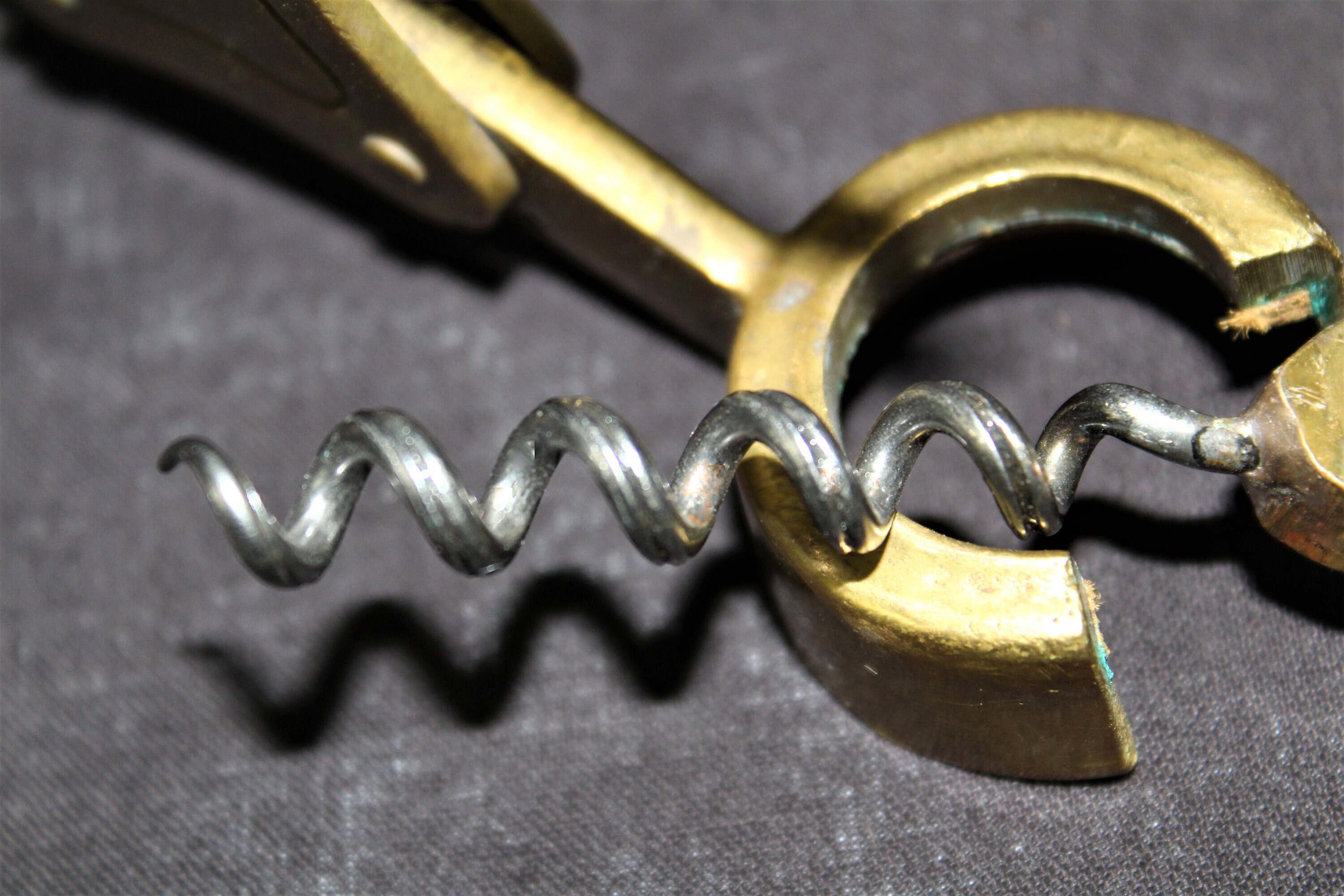 Vintage Corkscrew, Single Lever Corkscrew, Wine Bottle Opener