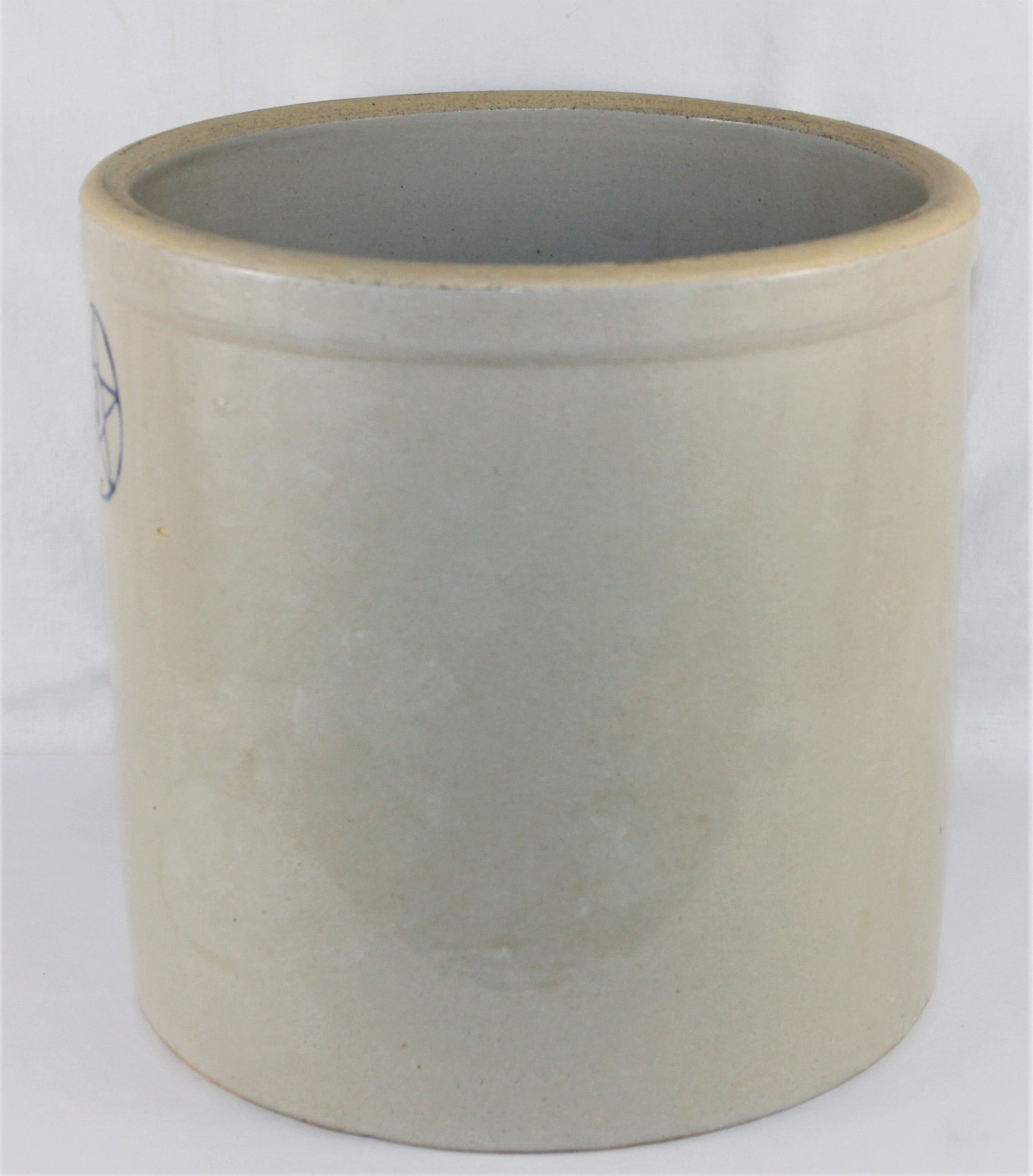 Antique 1920s STAR Stoneware Co. Three Gallon Crock Antique 1920s STAR Stoneware Co. Three Gallon Crock