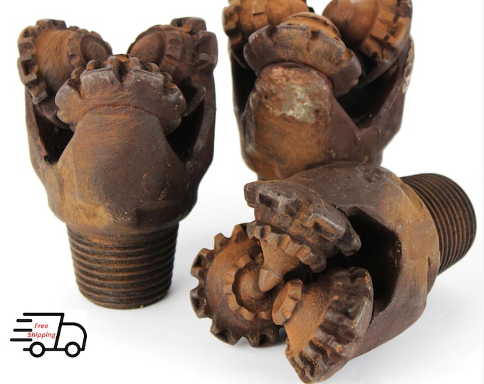 Vintage Tri-Cone 4.25-inch Drill Head, Roughneck Drilling