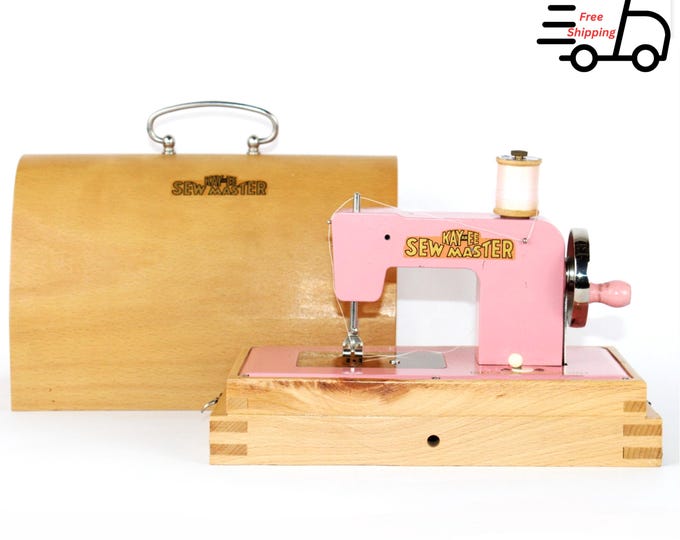 Vintage 1945 KAYanEE, SEW MASTER Child’s Sewing Machine. Made in Berlin Germany, US-Zone