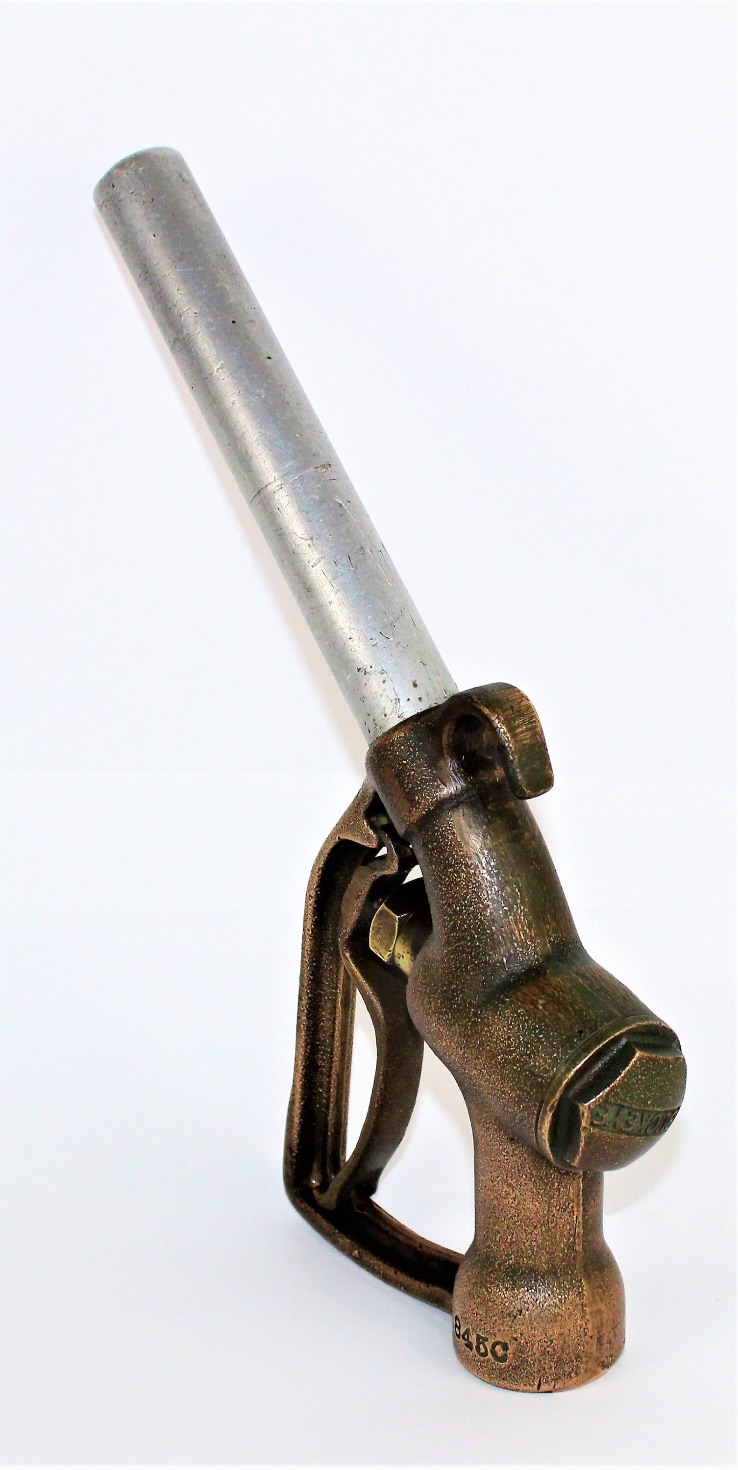 BN121 Brass Buckeye Nozzle   Old Gas Pump Parts