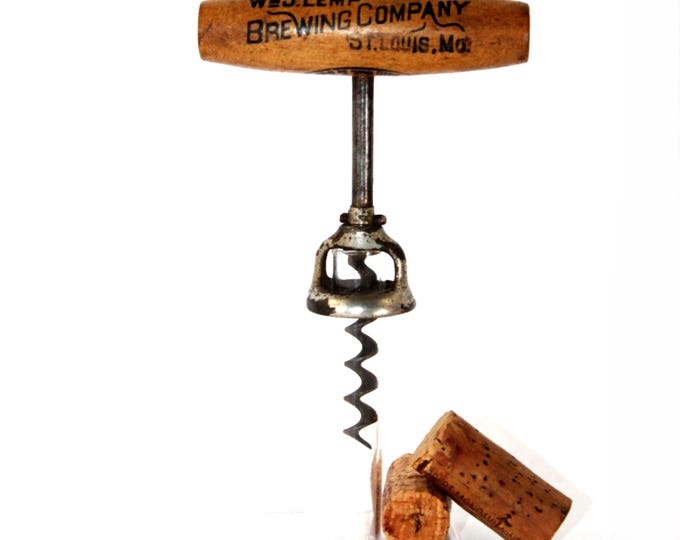 Antique Lemp Brewing, St. Louis, MO, Beer Advertising Corkscrew