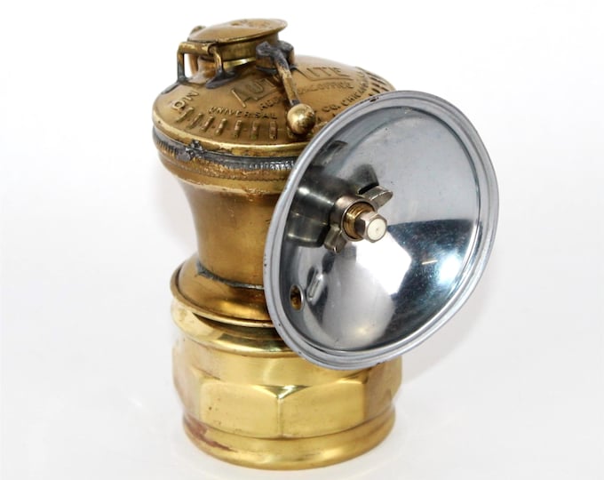 Auto Lite Carbide Miners Lantern, Mining Artifact
