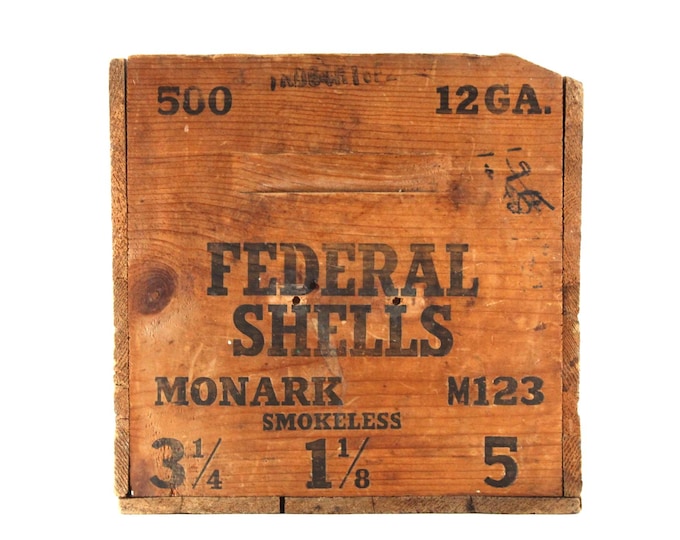 Federal Cartridge Co. Wooden Ammunition Crate