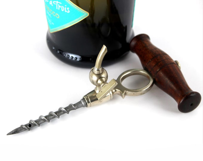 Antique 1877 Holborn Style Champagne Screw, Champagne Tap