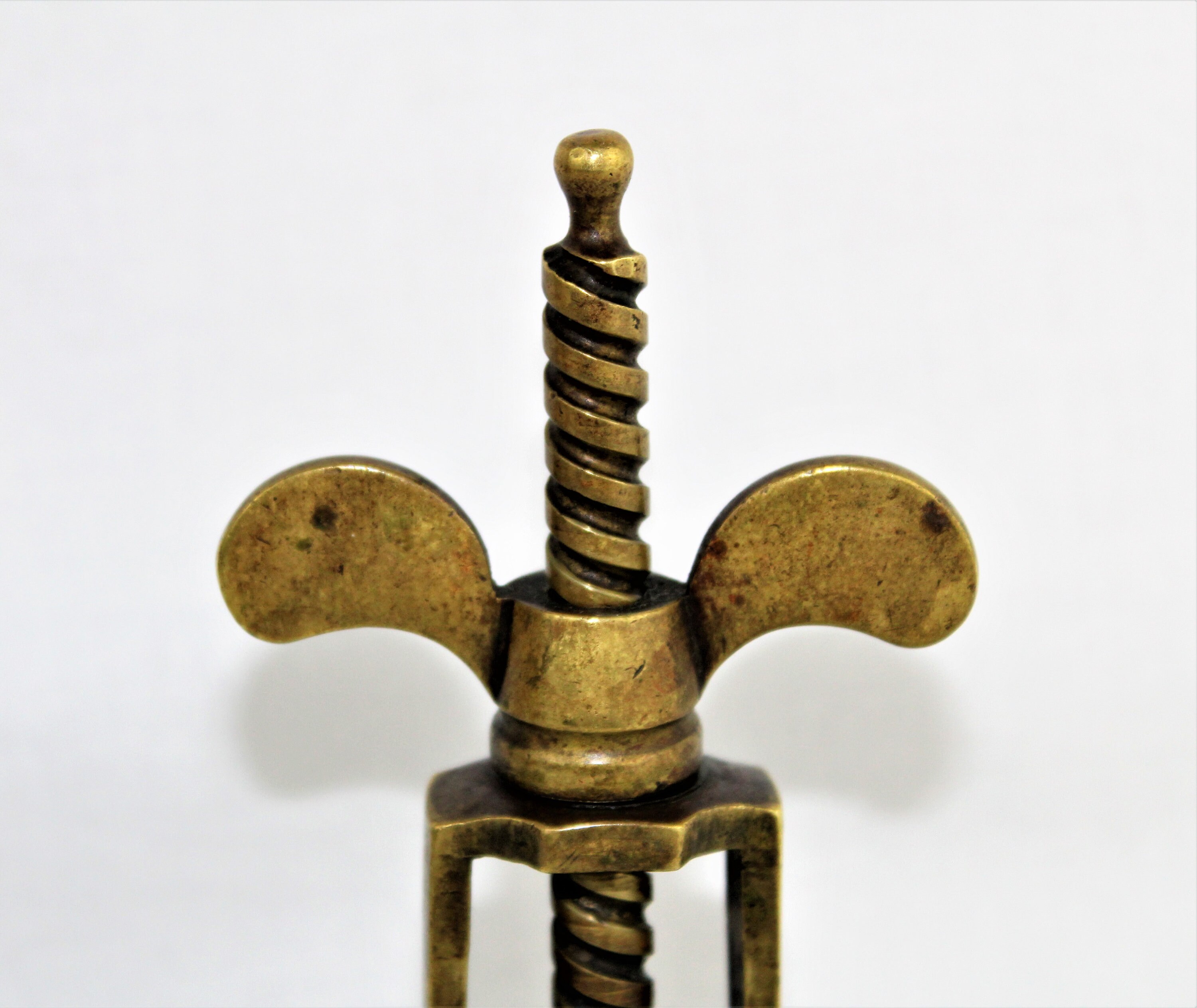 Antique Corkscrew, English Farrow & Jackson Style Corkscrew, Wine