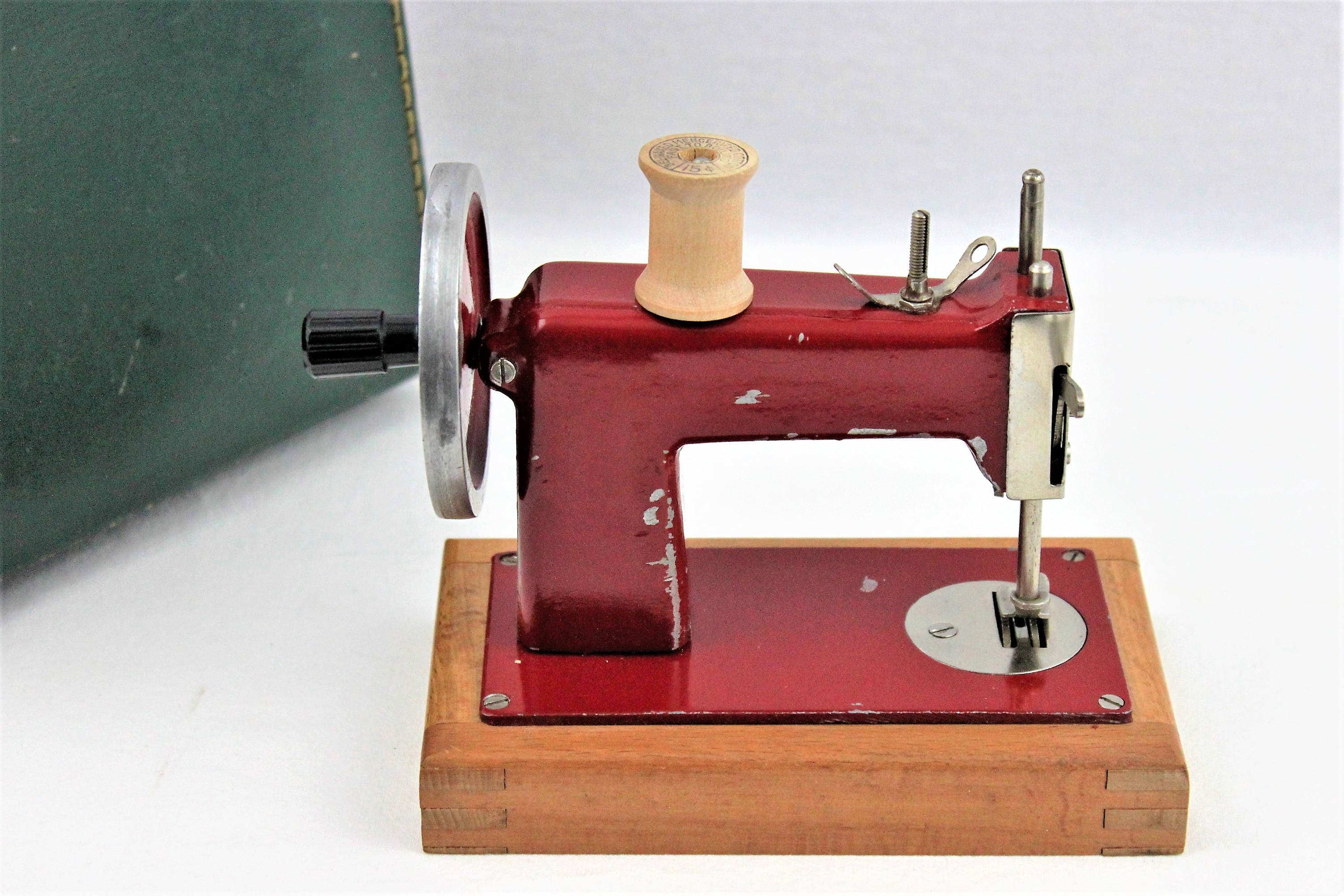 Antique Rossella Miniature Sewing Machine, Toy Sewing Machine