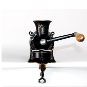 Vintage Spong #1 Hand Crank Coffee Mill, Coffee Grinder