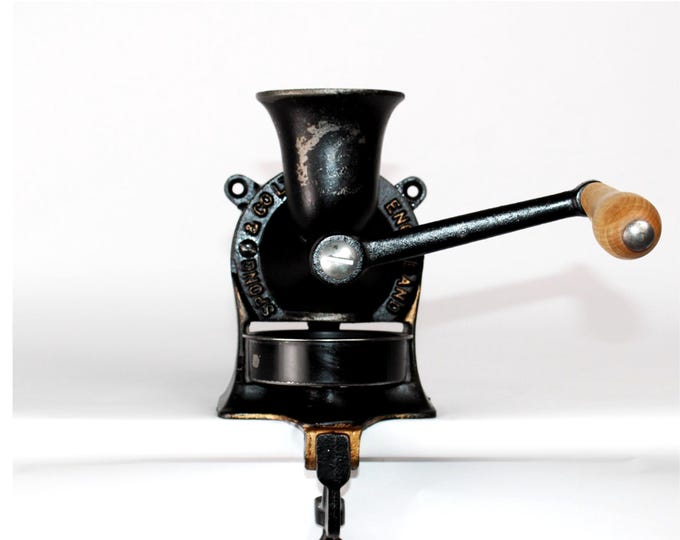 Vintage Spong #1 Hand Crank Coffee Mill, Coffee Grinder