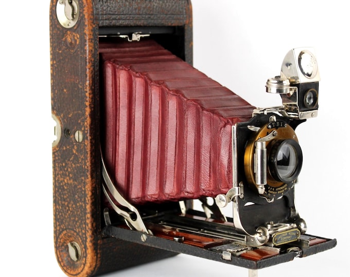 Vintage 1906 Eastman Kodak No. 3 Folding Pocket Camera Model C-4 - Antique Photography Collectible