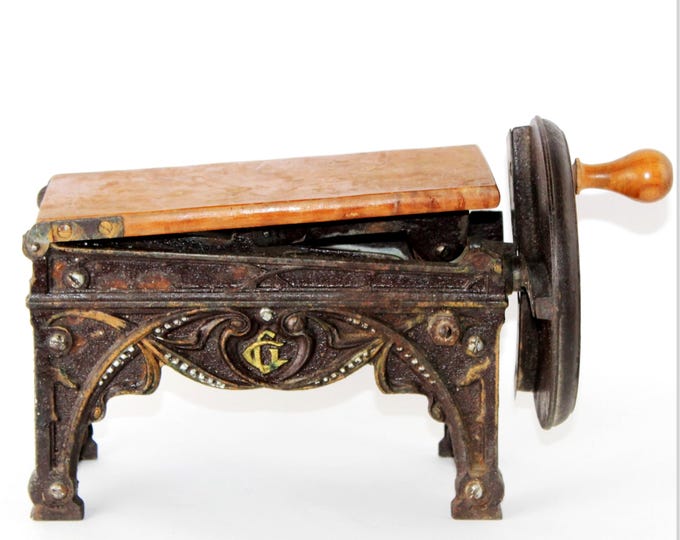 Antique German Tobacco Cutter - RiegerWerk/AlexanderWerk - For Parts/Decor