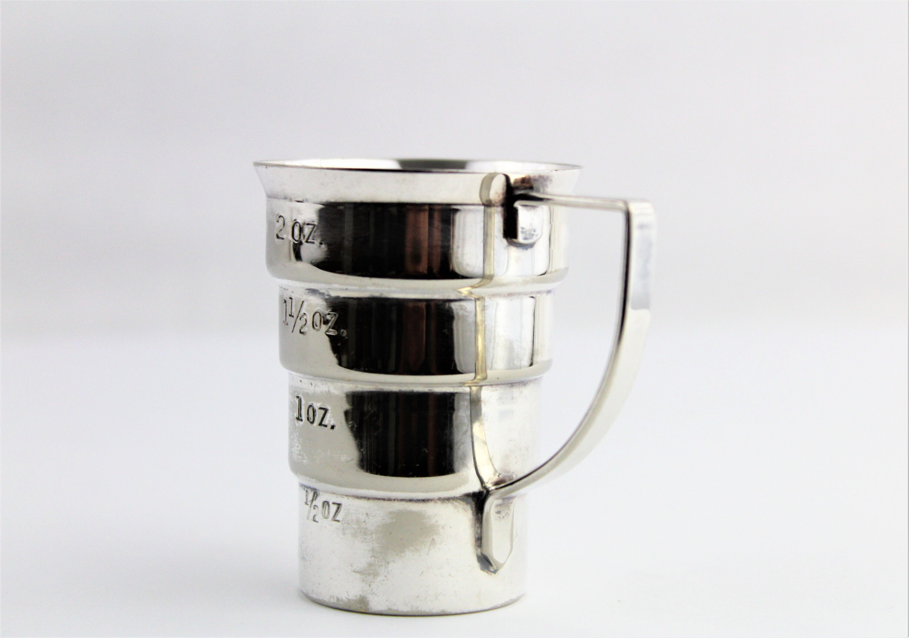 Vintage Art Deco Napier Silver Barware Pouring Jigger