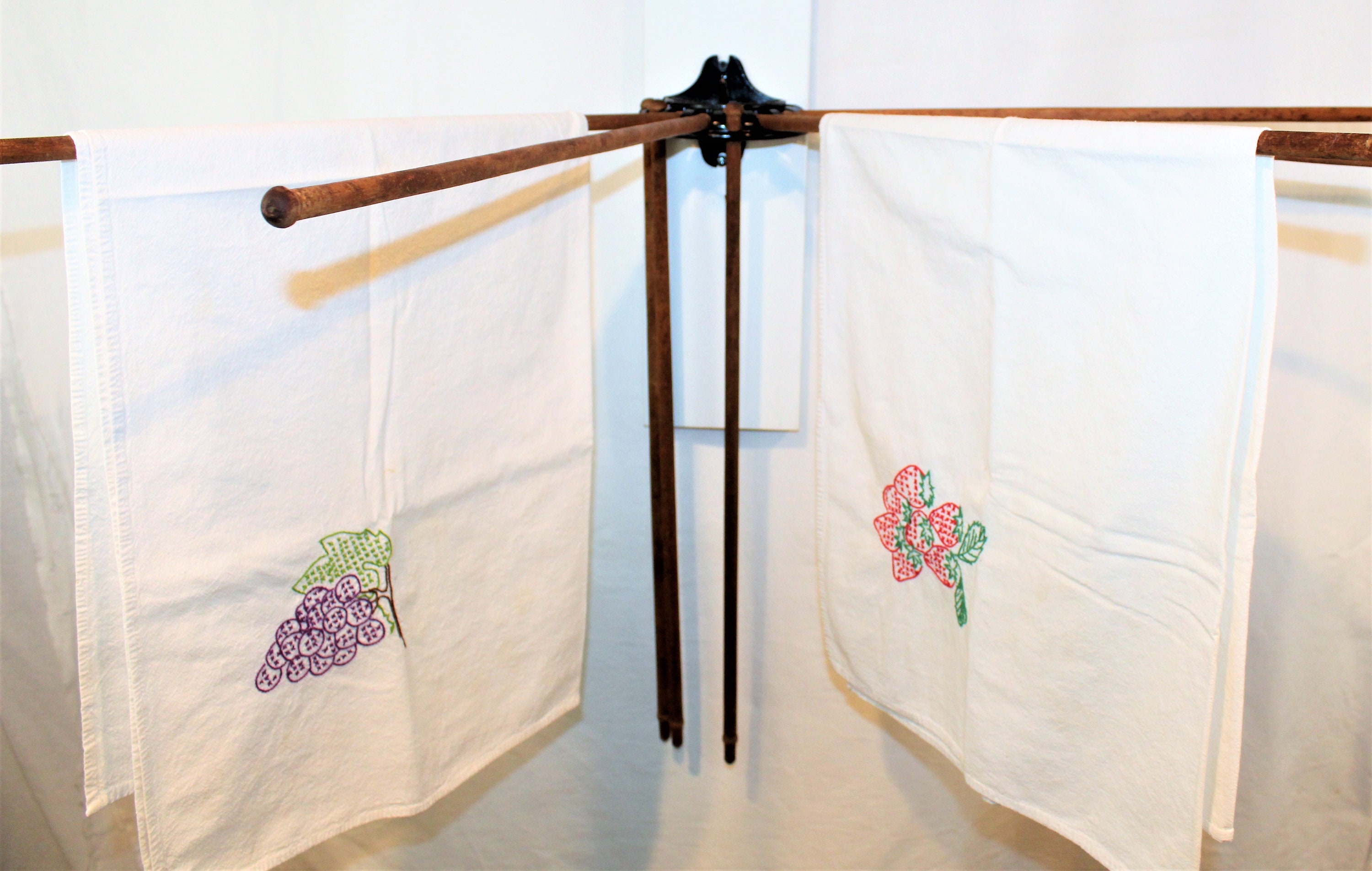 Antique Clothes Drying Rack, Wall Mount Drying Rack, Laundry Drying Rack