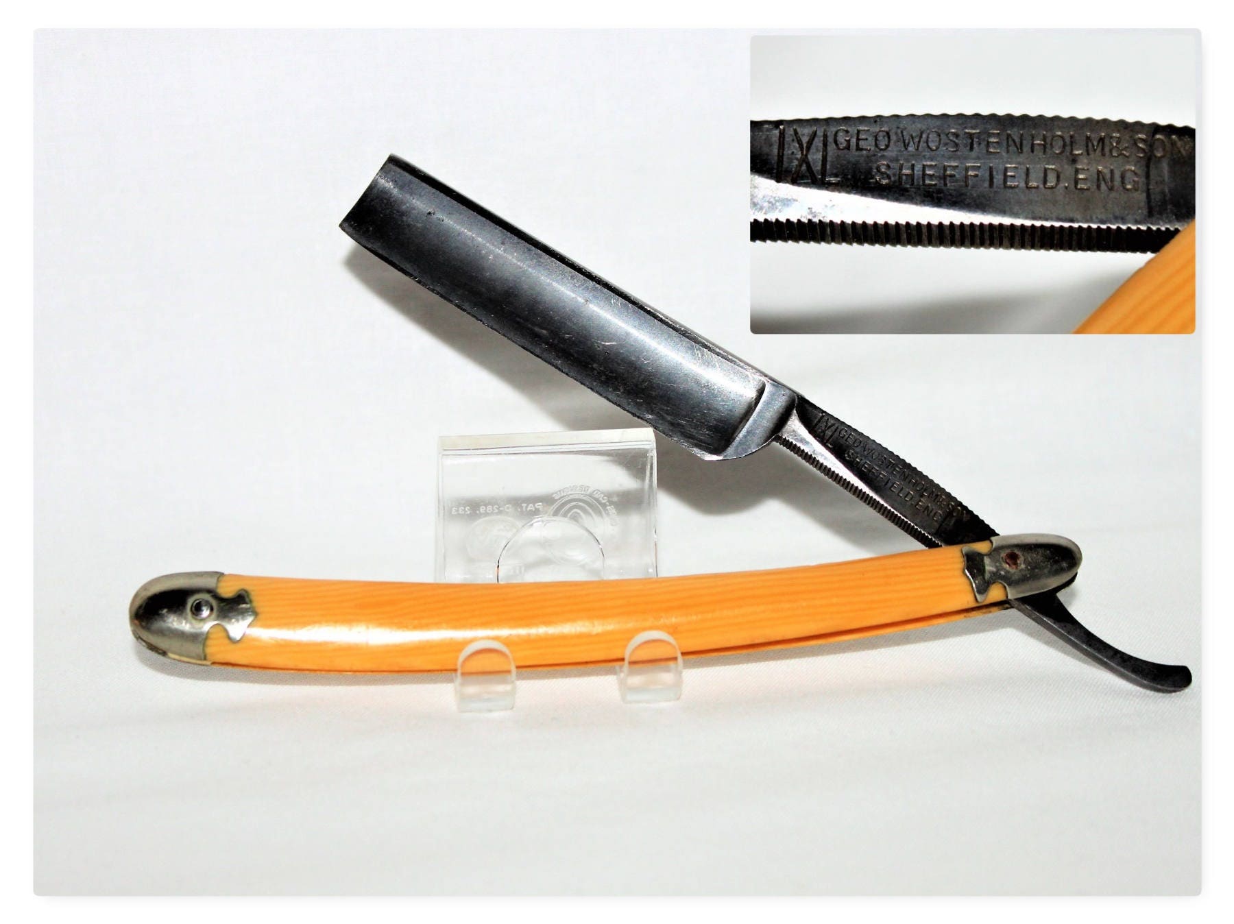 Antique Straight Razor, Wostenholm & Son IXL Straight Razor Sheffield England