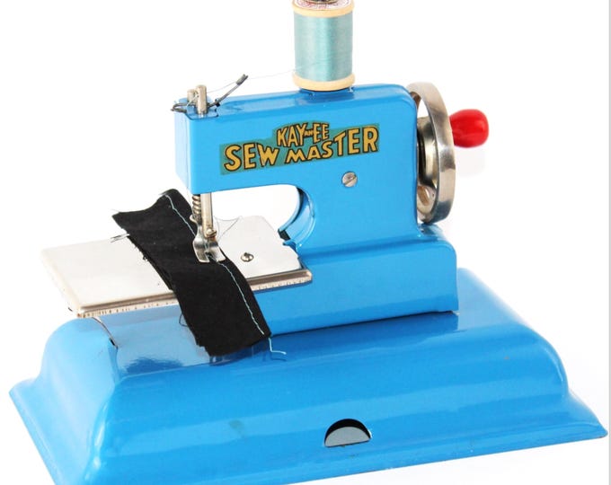 Vintage 1945 KAYanEE, SEW MASTER Child’s Sewing Machine. Made in Berlin Germany, US-Zone