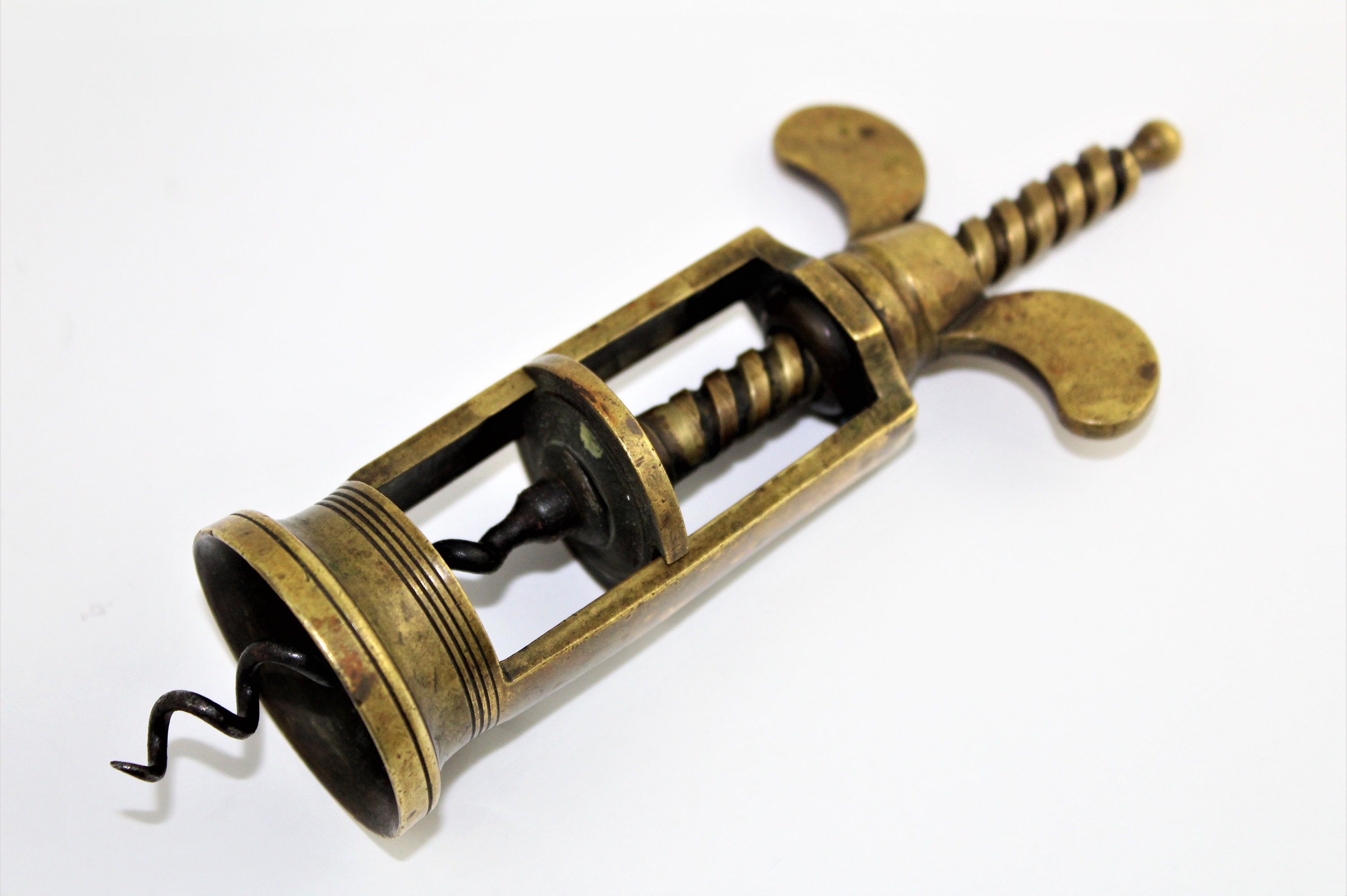 Antique Corkscrew, English Farrow & Jackson Style Corkscrew, Wine