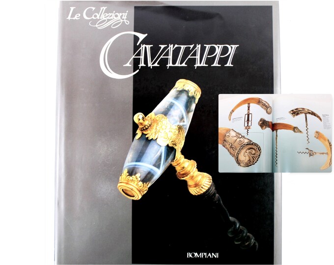 Le Collezioni Cavatappi (The Collections Corkscrew) Hardcover Book, Italian Corkscrew Book