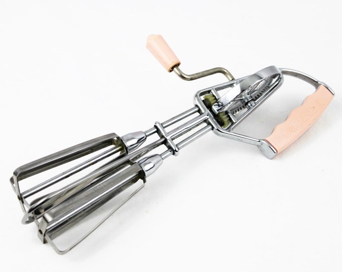 Vintage 1950s Pink Maynard Hand Mixer Egg Beater 1950s Etsy