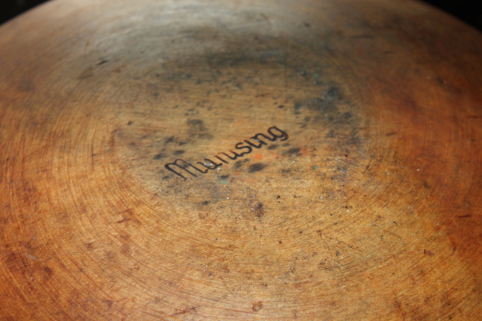 Vintage Large Antique MUNISING Wooden Bowl Solid Maple Dough Etsy