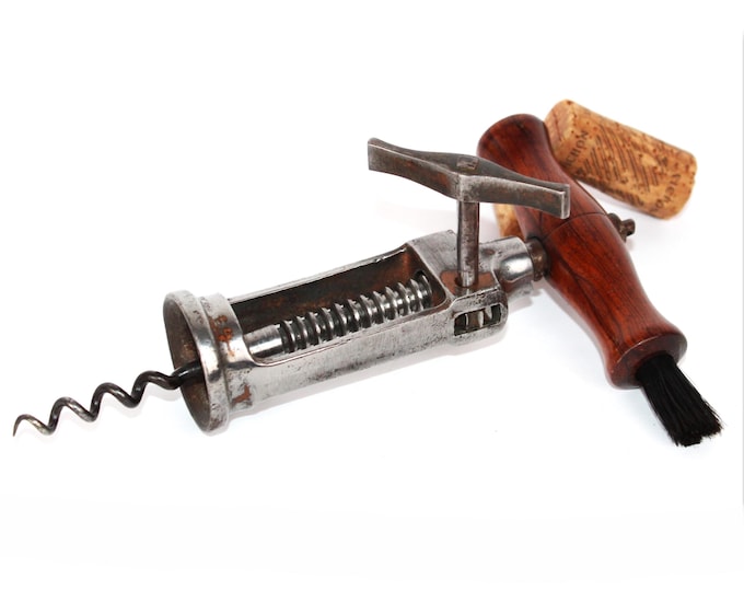 1855 Lund Patent Rack & Pinion Style Corkscrew