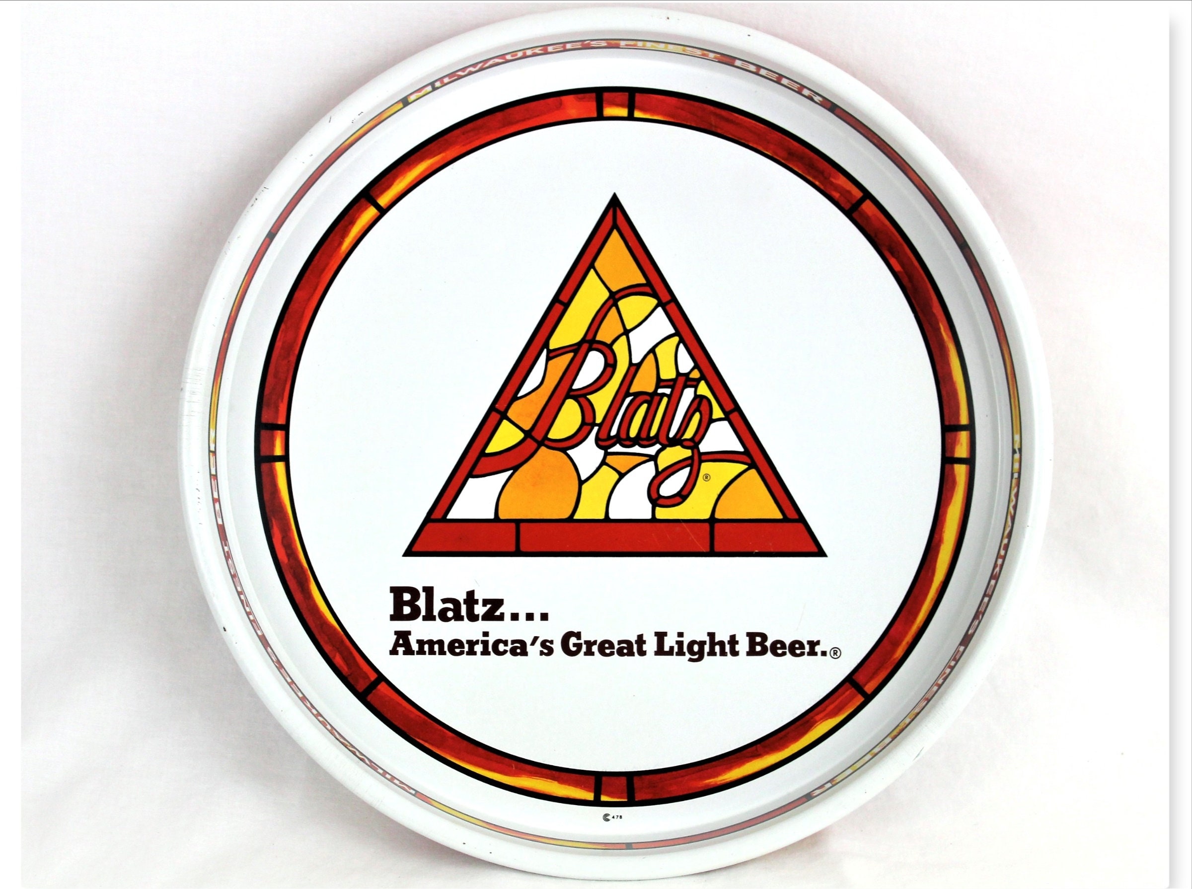 1960s Blatz Brewing Company Beer Tray, Collectible Breweriana