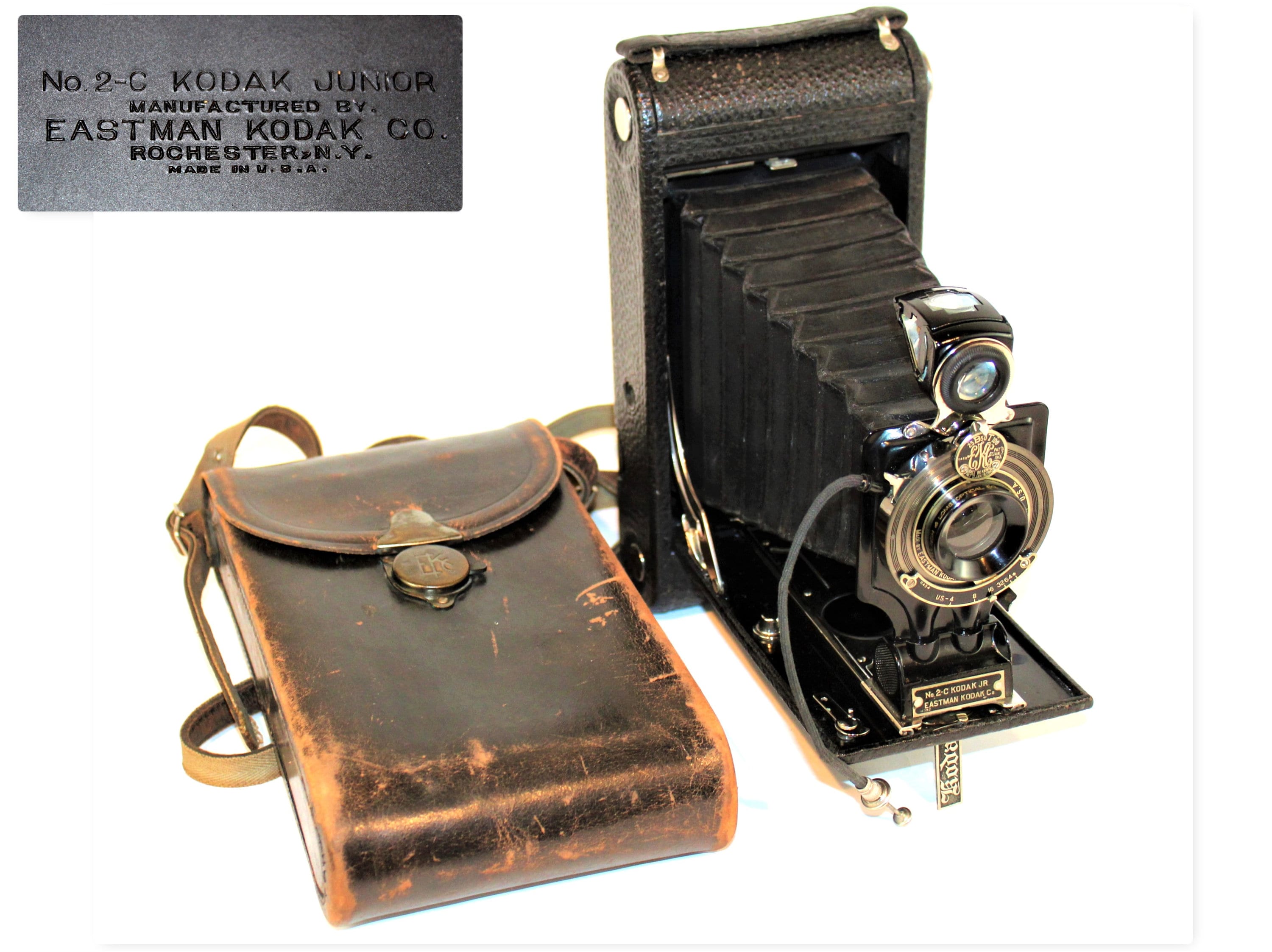 Antique 1916 Eastman Kodak No. 2-C Autographic Kodak Junior Antique 1916 Eastman Kodak No. 2-C Autographic Kodak Junior