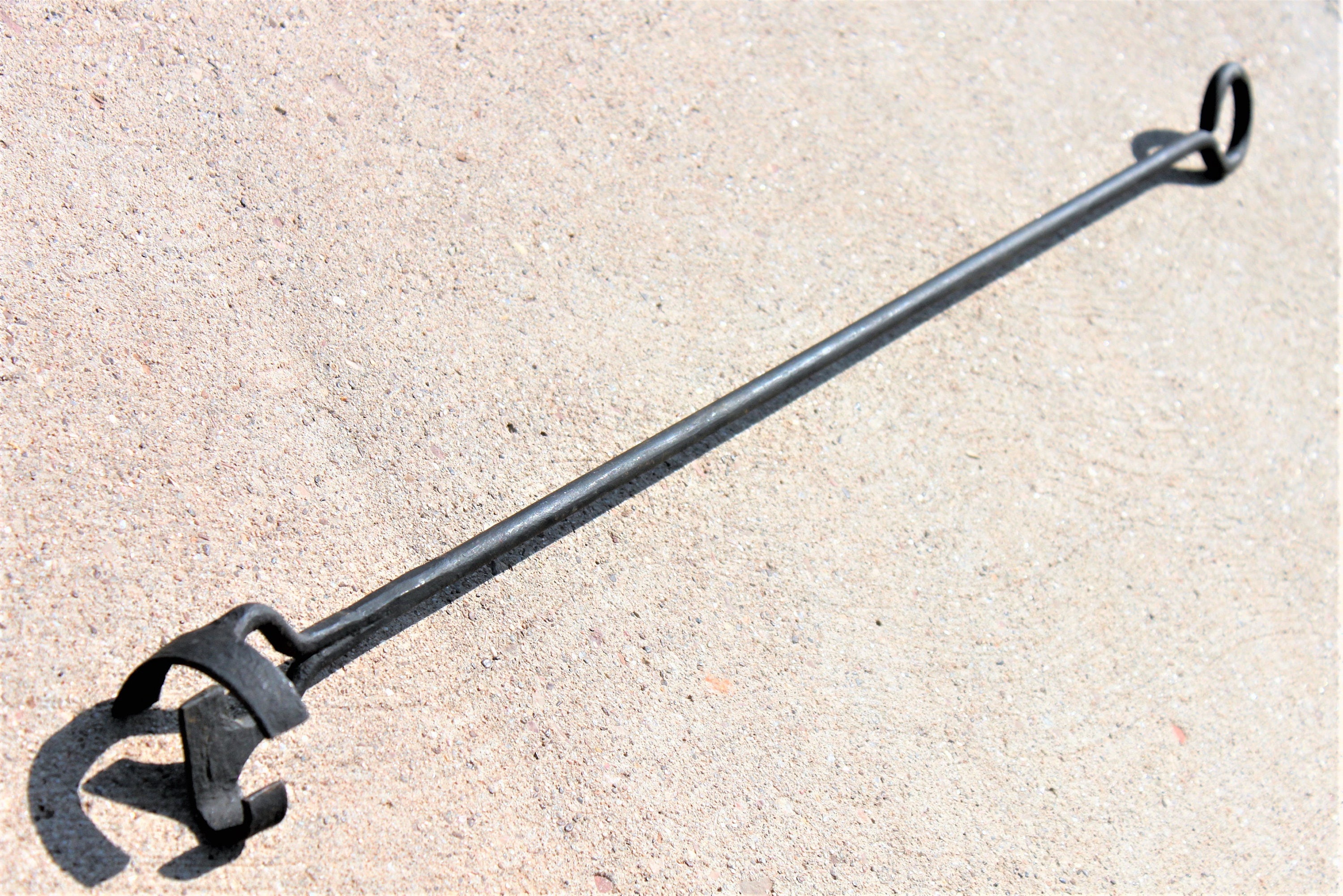 Antique Hand Branding Iron, Half Circle J brand Branding Iron