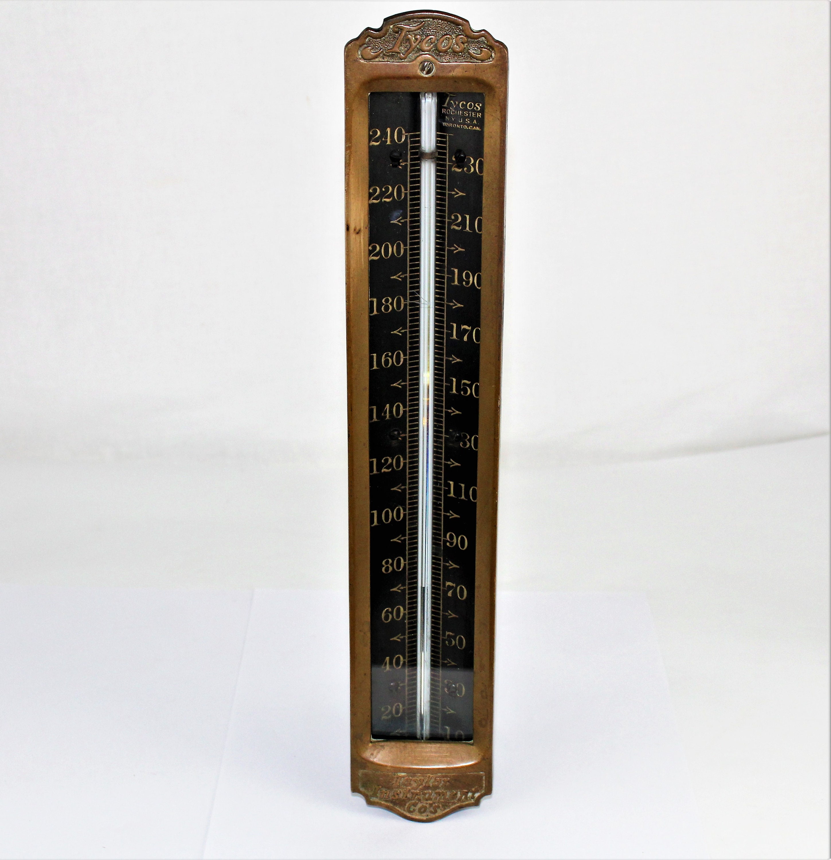 Vintage 1900s Tycos Recording Thermometer, Measuring Device, Taylor  Instrument Companies 