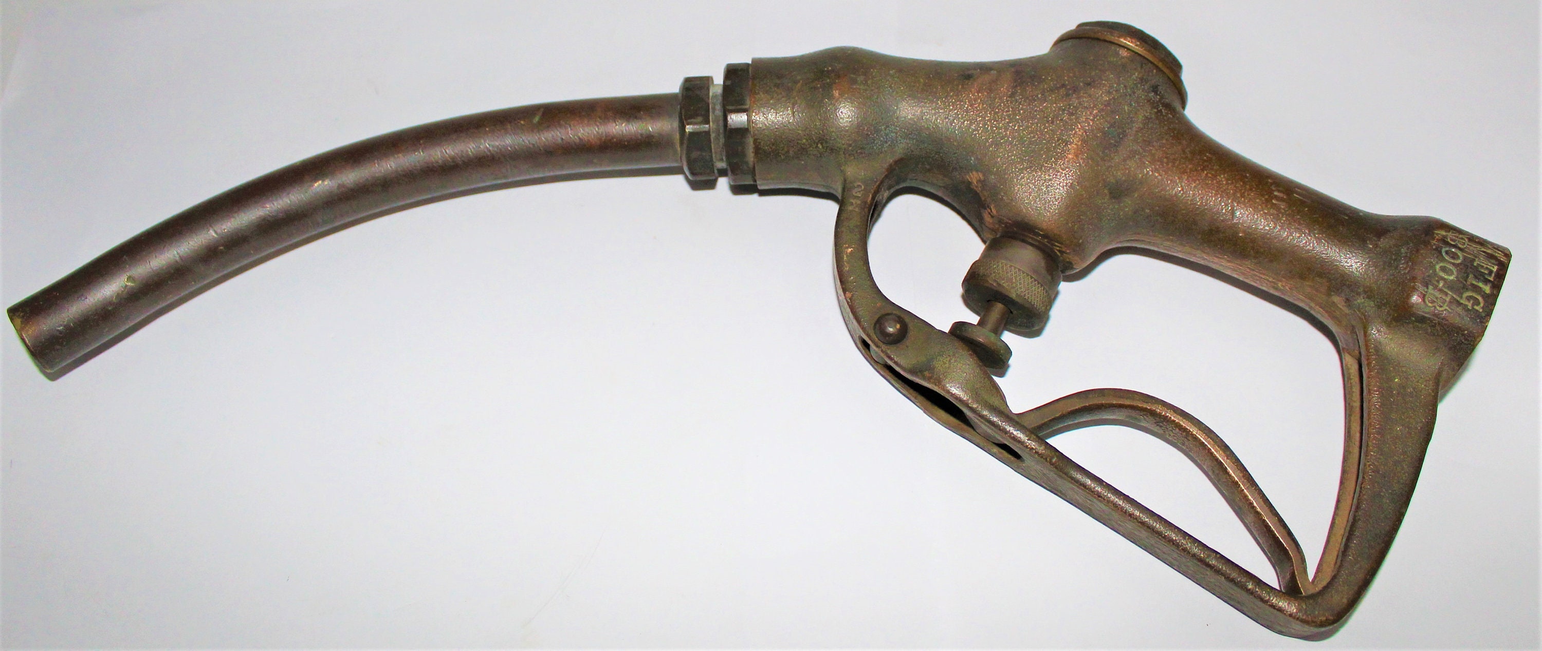 1940s Buckeye Brass Gas Pump Nozzle FIG. 800-B