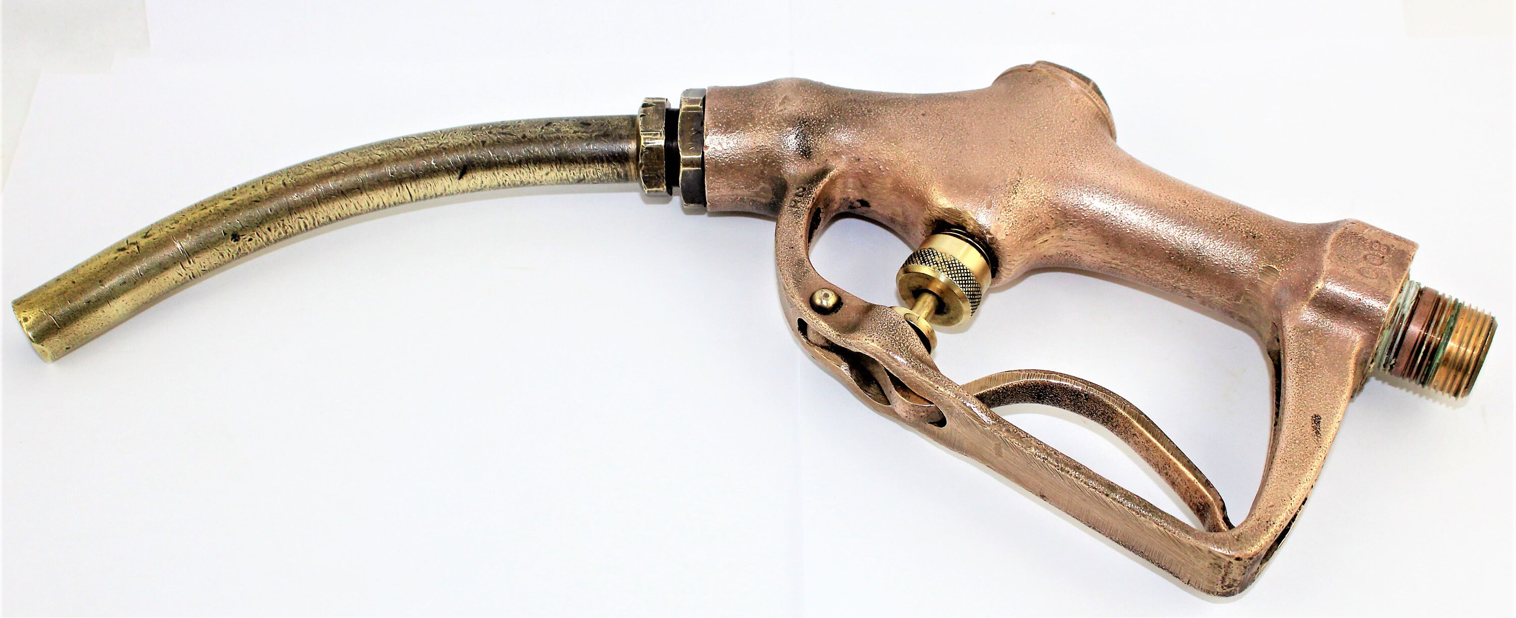 Vintage 1940s Morrison Brass Gas Pump Nozzle FIG. 227C