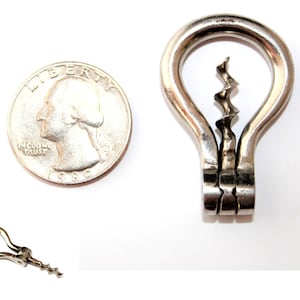 Antique Miniature Apothecary Corkscrew, Folding Corkscrew