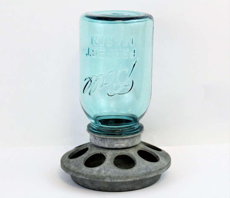 Antique Chicken Feeder Chicken Farm Decor Country Chicken Etsy