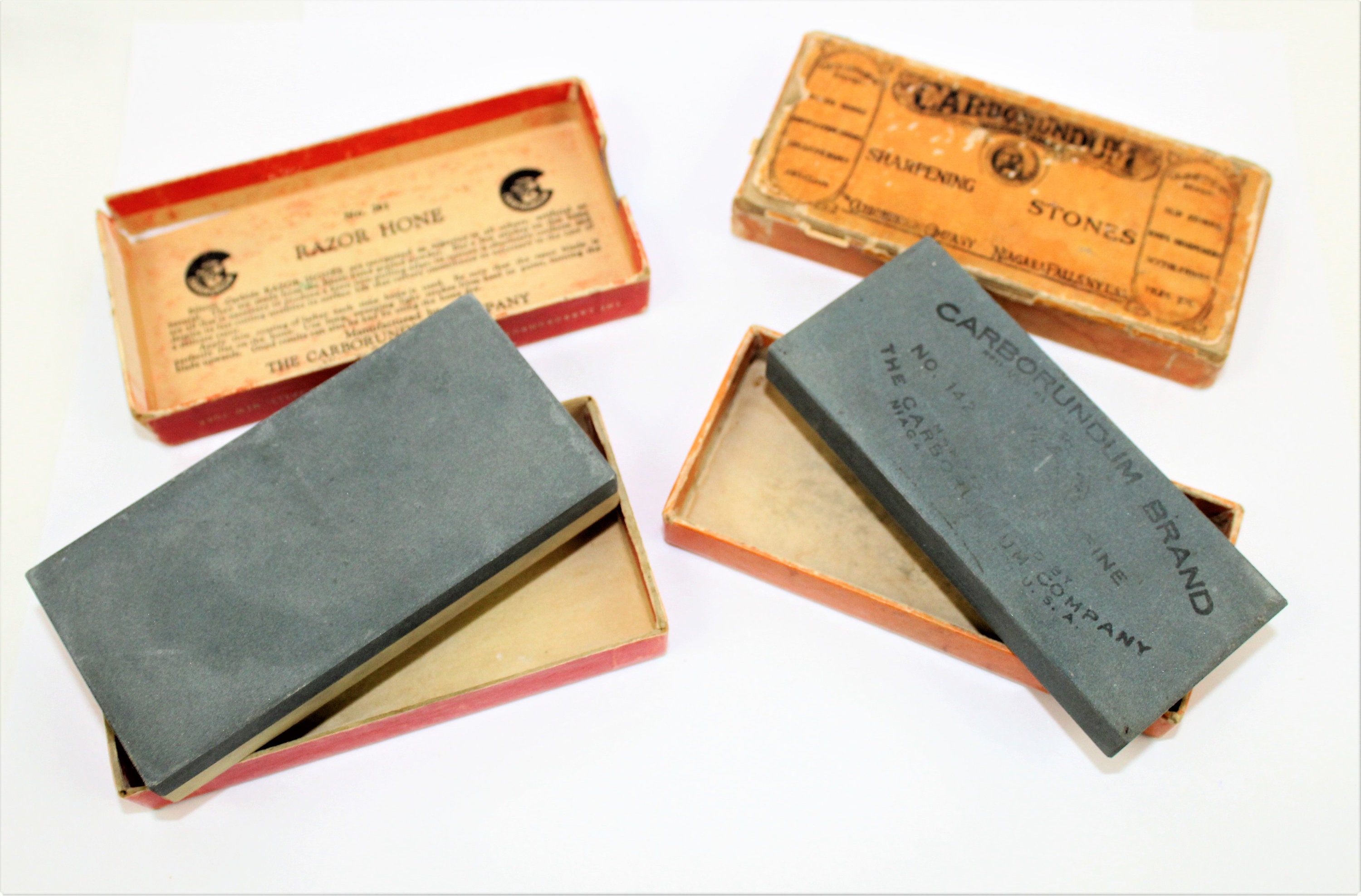 Vintage Razor Hone, Carborundum Razor Hone, Sharpening Stones, for
