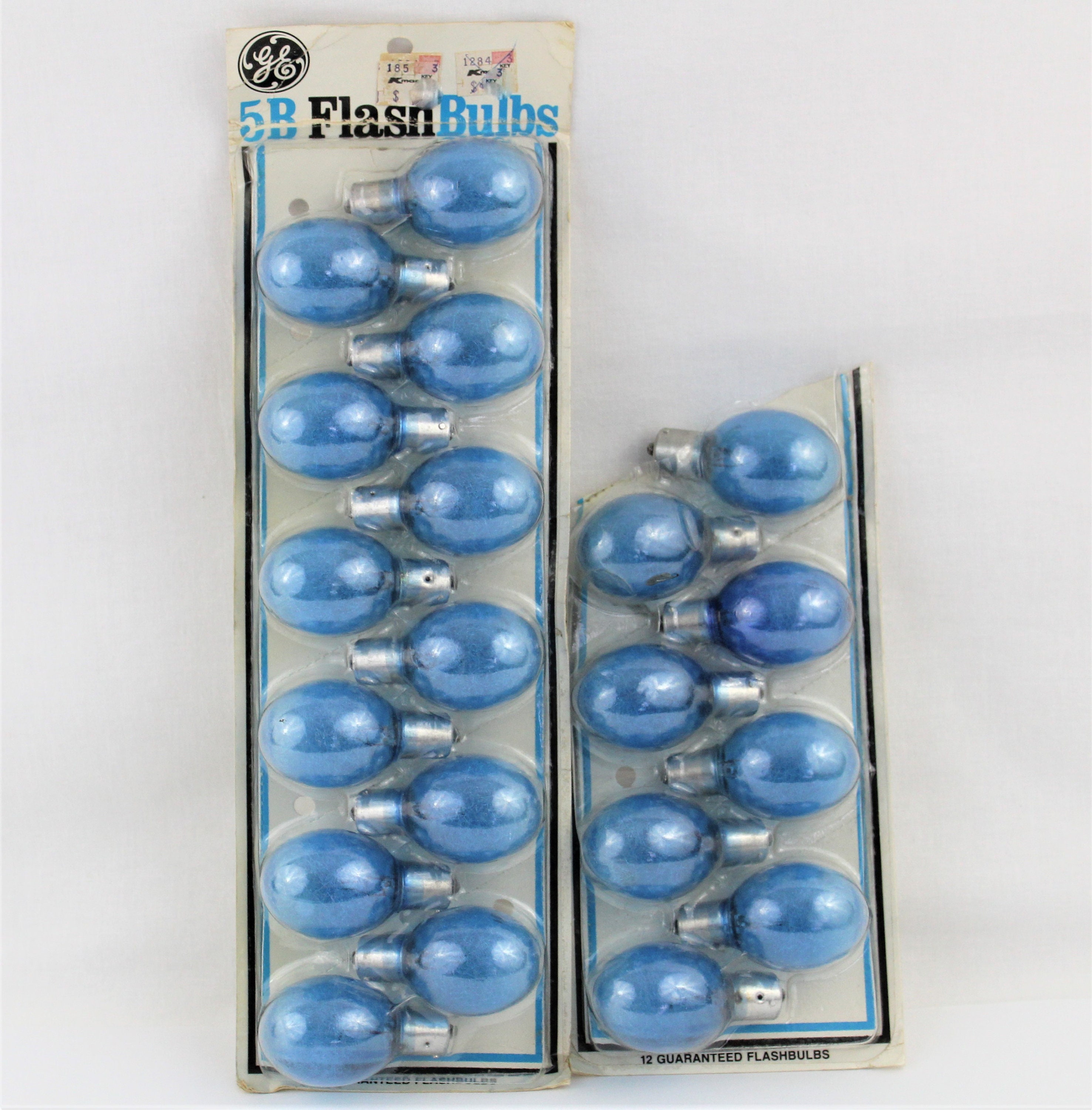 20 Vintage 1970 General Electric 5B Flash Bulbs, 20 Bulbs, GE 5B